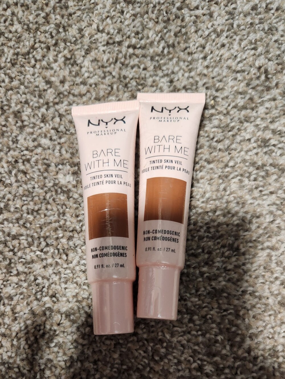 NYX Professional Makeup Set Of 2 Tinted Skin Veil Foundation Deep Mocha NWT